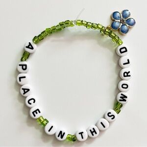 Taylor Swift Eras Tour Friendship Bracelet A Place In This World Debut w/ Charm